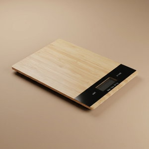 ميزان مطبخ رقمي إديسون، 5 كجم - خشبي product image