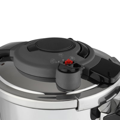 قدر ضغط ستانلس ستيل ستانلس ستيل كوركماز، 12 لتر - فضي اسود product image 4