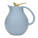 Al Saif Gallery Royal 6 thermos, 950 ml, glass inner container, plastic outer shell - light gray product image 1