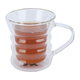 طقم بيالات شاي زجاج السيف غاليري، قطعتين - شفاف product image 2