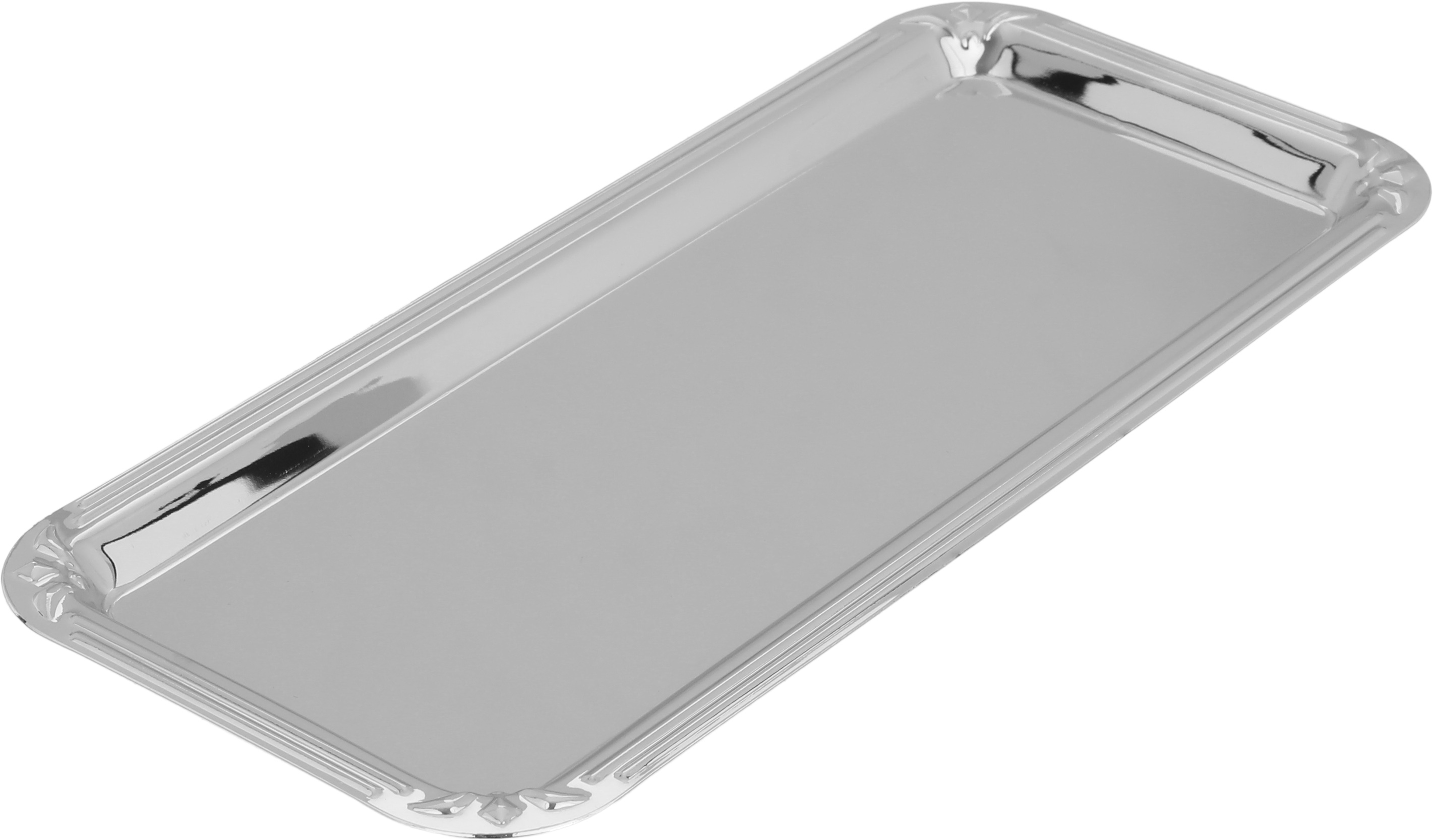 طقم تقديم استيل، 3 قطع مع تمرية - فضي product image 3