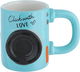 AL Saif Gallery Ceramic Mug, 360 ml - Turquoise product image 1