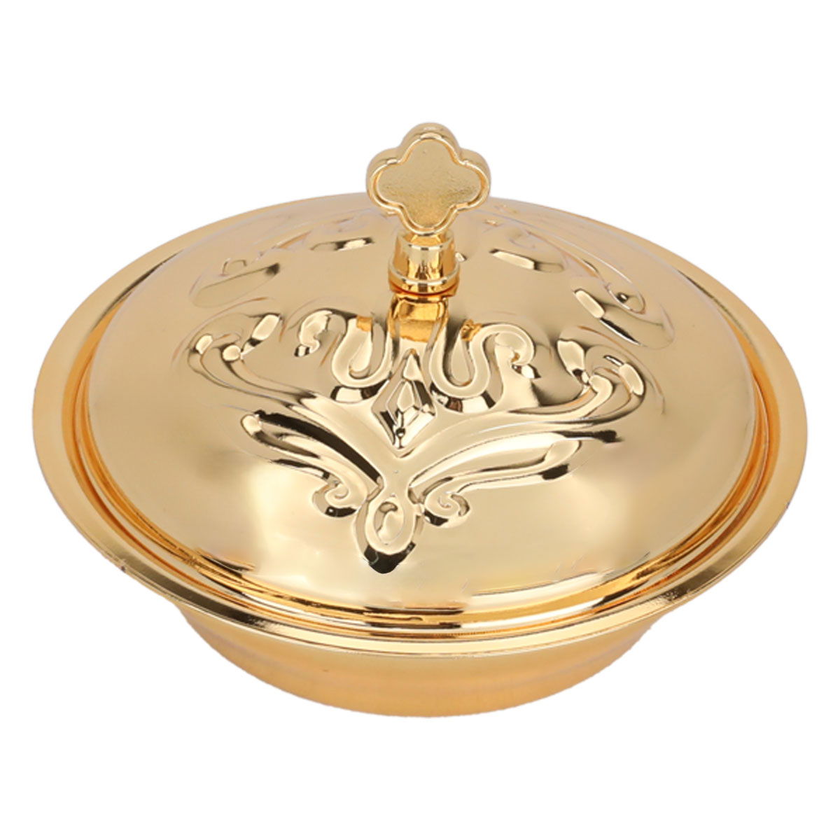 تمرية استيل السيف غاليري، 11 سم، دائرية ، منقوش - ذهبي product image