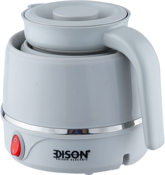غلاية كهربائية سفاري إديسون، 500 مل، 550 واط، ZRY-070A/LG - رمادي فاتح product image 3