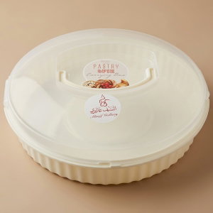 علبة بلاستيك السيف غاليري، دائري - شفاف product image