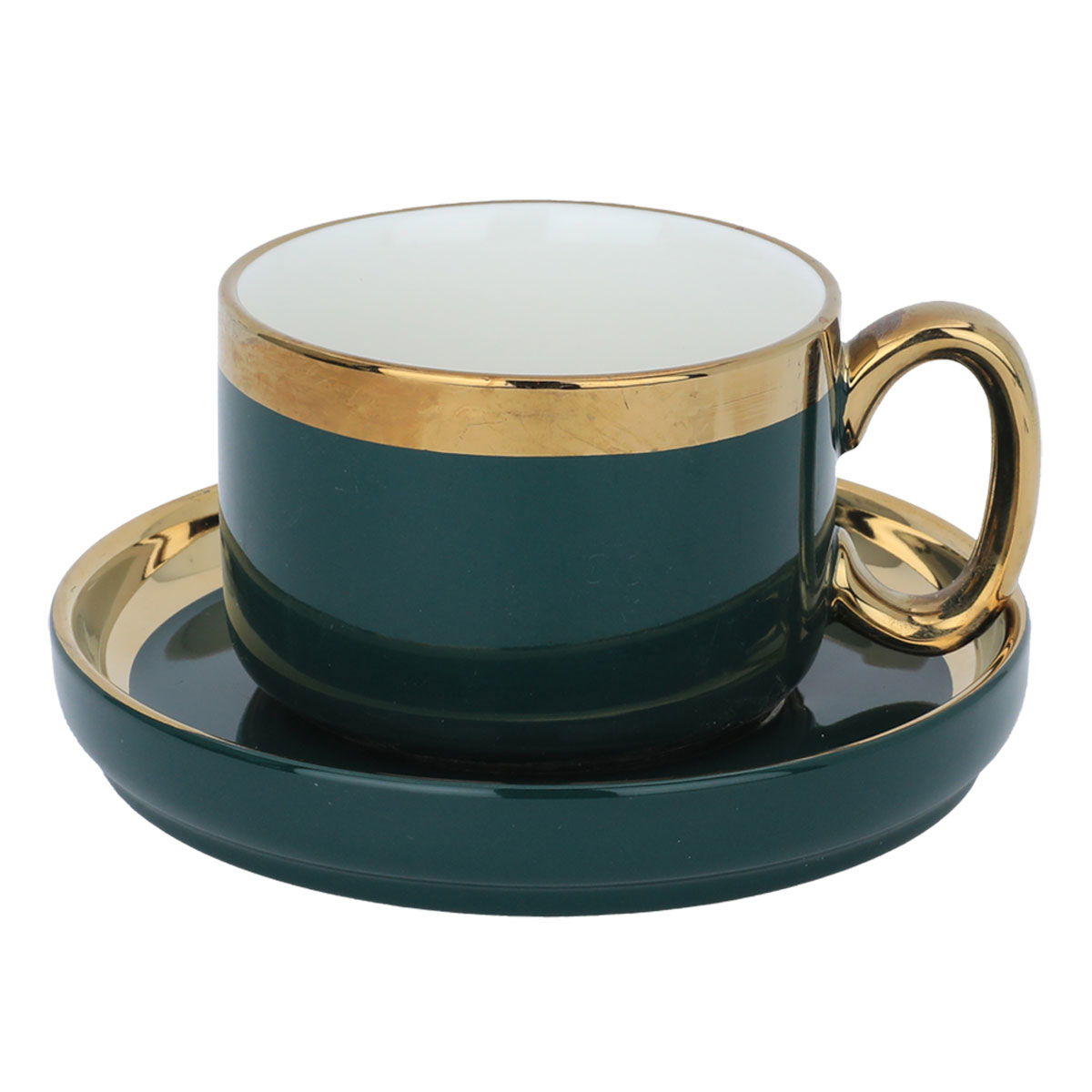طقم سفرة بورسلان السيف غاليري، دائري، 51 قطعة - أخضر product image 6