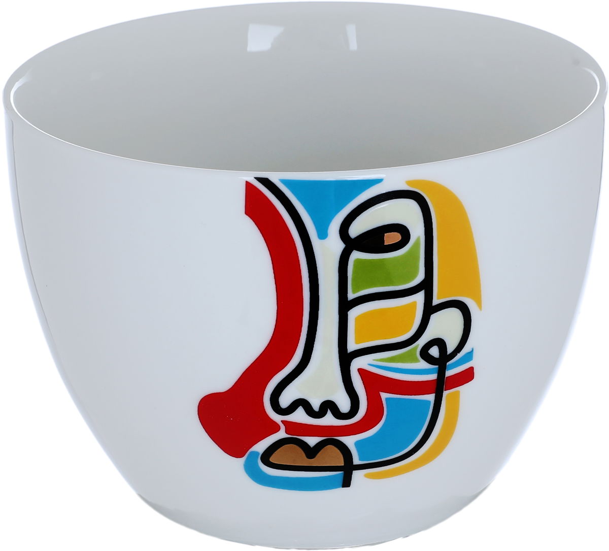 طقم زبادي بورسلان السيف غاليري، 4 قطع، طوفرية - ملون product image 4