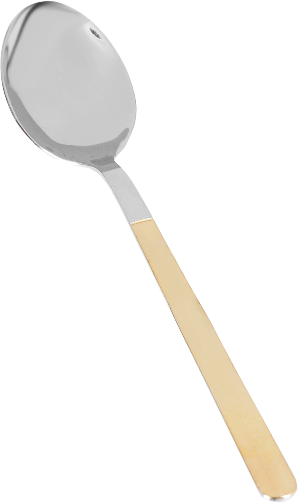 Al Saif Gallery steel spoon set, 24 pieces, gold-silver handle product image 5