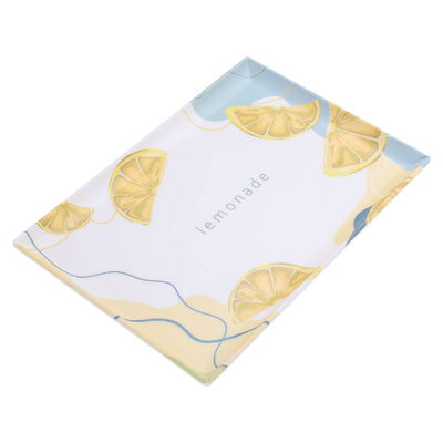 صينية تقديم بلاستيك السيف غاليري، 25×17×1.8 سم، مستطيل - أبيض product image 2