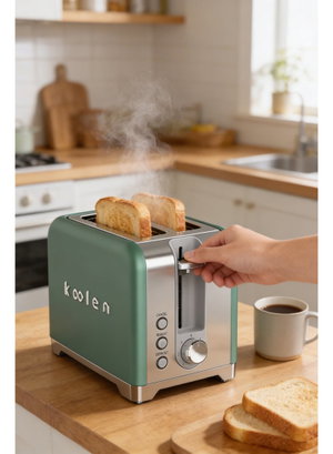 حماصة خبز كولن، 930 واط، شريحتين، 800104018 - اخضر product image 2