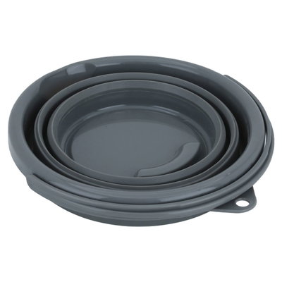 Al Saif Gallery gray plastic bucket, collapsible - grey product image 3