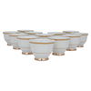 Al Saif Gallery ceramic cups set, 12 pieces - white product image 3
