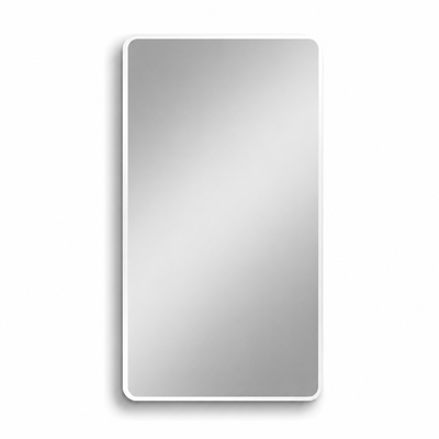 مراية مستطيلة زجاج، 140×70 سم، اطار معدن - ابيض product image 2