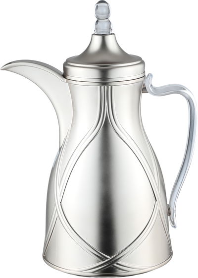 طقم ترامس طيف السيف غاليري، 0.7 / 1 لتر، 2 قطعة، خامة داخلية زجاج، يد شفاف، غطاء ضغاط - فضي product image 6