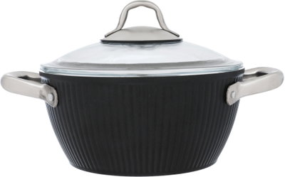طقم قدور جرانيت فالز، 9 قطع، يد استيل - أسود product image 8