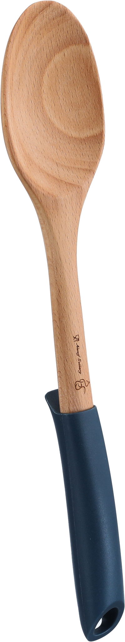 ملعقة تقليب طعام بلاستيك السيف غاليري، 32×6.5 سم، يد خشب - ازرق غامق خشبي product image 2