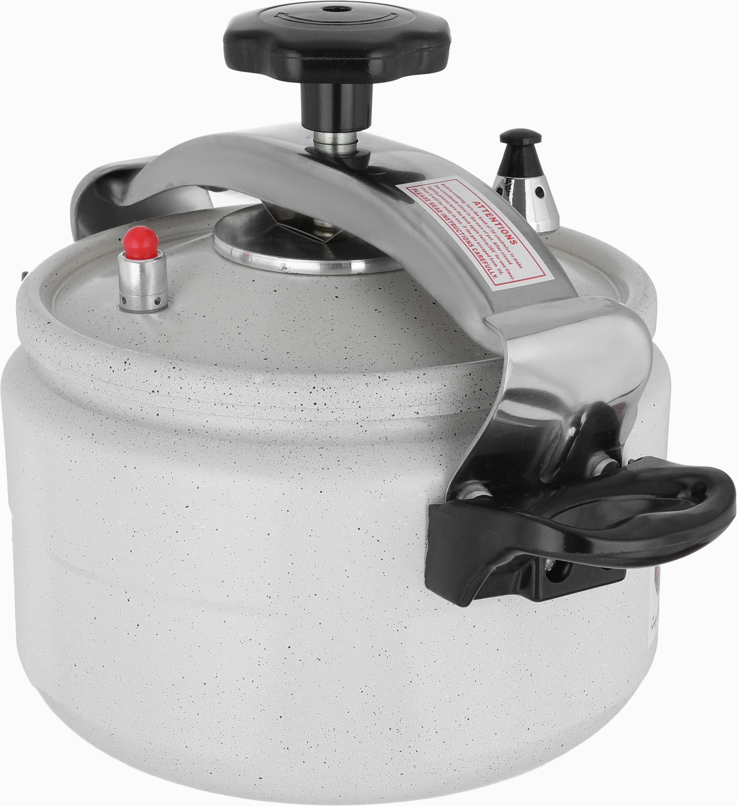 Al-Sahah TOR-010 Aluminum Pressure Cooker, 9 Liter - Beige product image 2