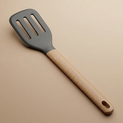 ملاس طبخ سيليكون السيف غاليري، بيد خشب - بني product image 1