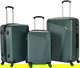 Limra OT-2024 Limra ABS Luggage Set, 3 Sizes, 4 Wheels, 360 Degree Rotating - Green product image 1