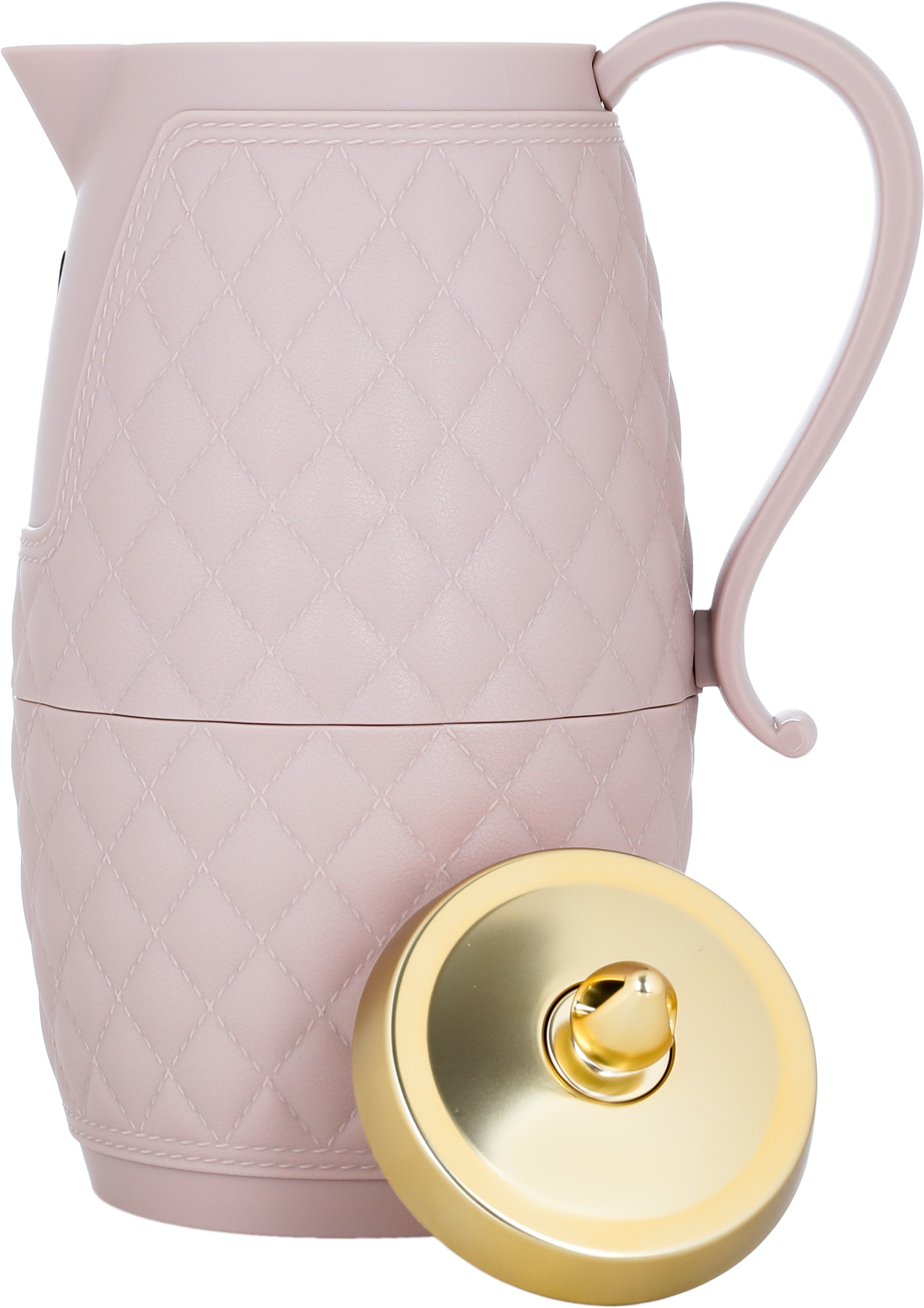 Timeless Al Hanouf Thermos, 1 liter, thermal glass inner container, plastic outer shell - light brown product image 3