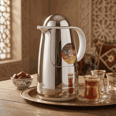 Rotpunkt Thermos, 1 liter, inner material thermal glass - silver product image 2