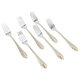 طقم شوك استيل السيف غاليري، 6 قطع - فضي ذهبي product image 1