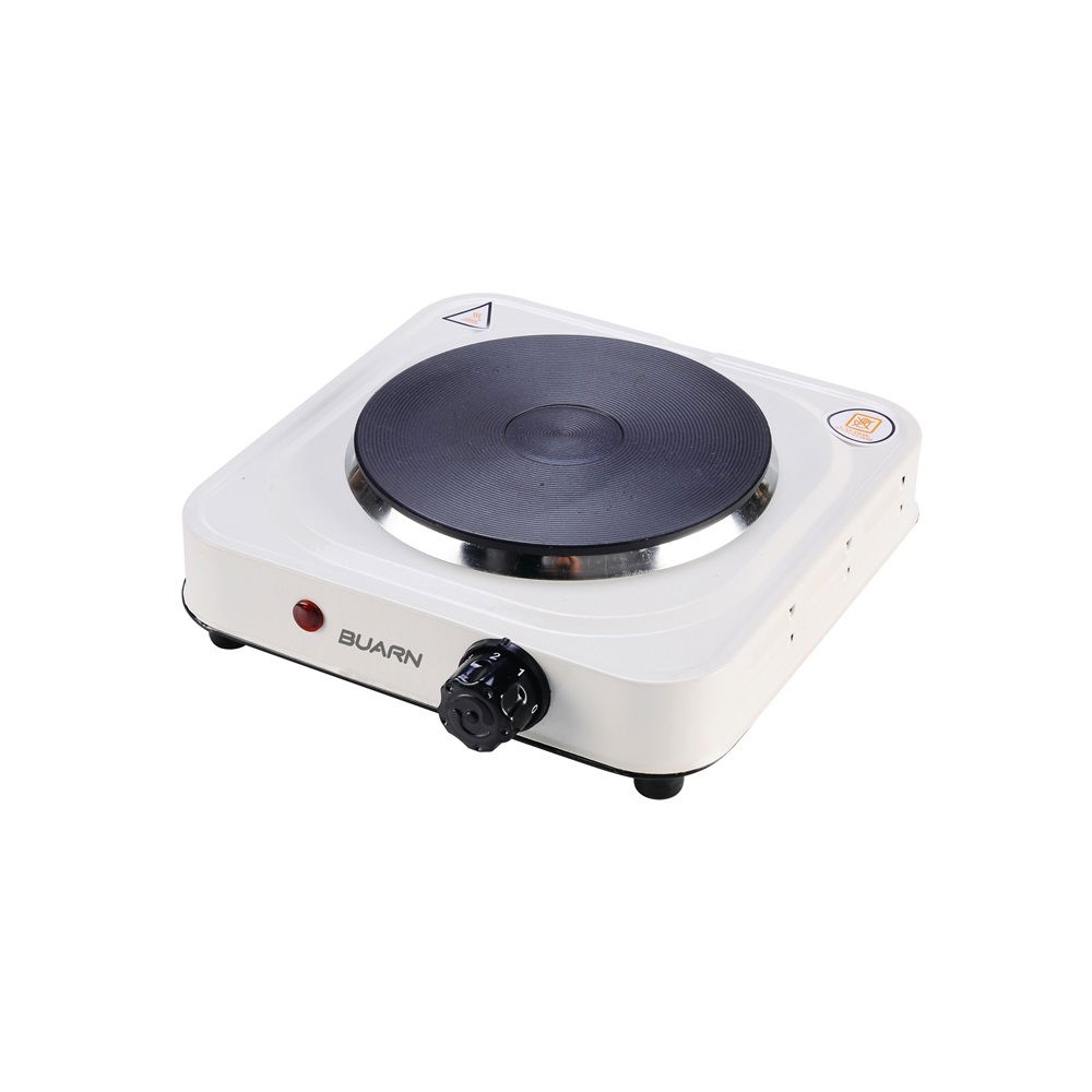 موقد طاولة كهربائي بوارن بروفيشنال، 1000 واط، 1 شعلة، BDC-T06C - أبيض product image