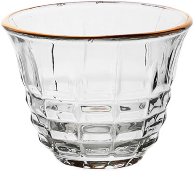 Max Glass tea and coffee serving set, 26 pieces, gold-clear edges product image 3