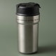 Al Saif Gallery Stainless Steel Insulated Mug, 550ml, Plastic Lid - Silver Black product image 1