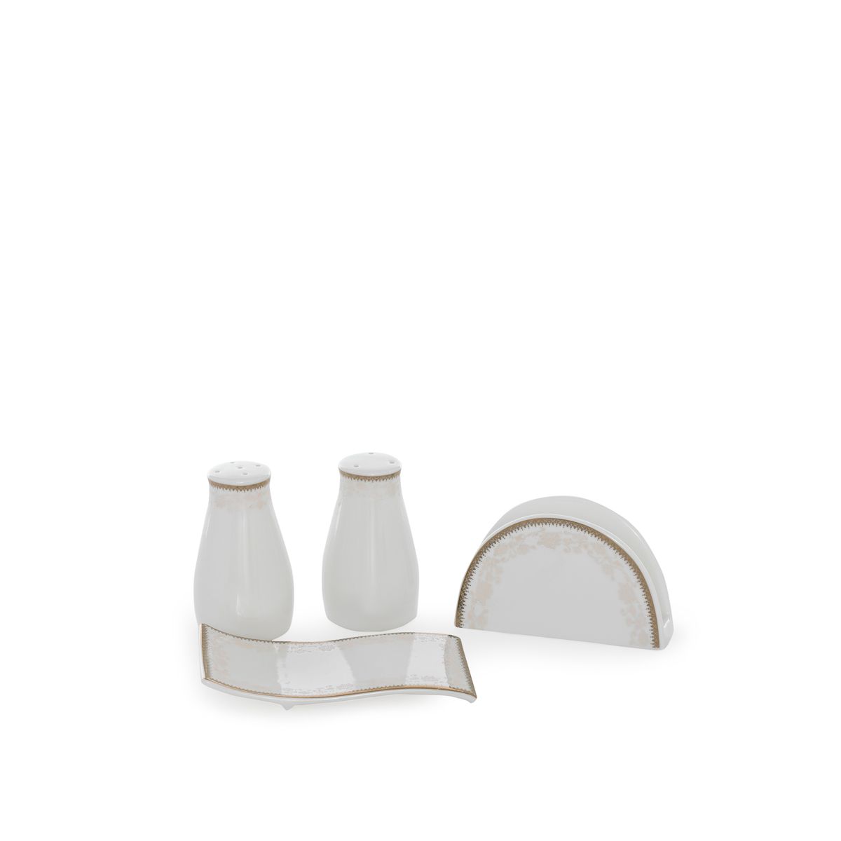 طقم سفرة بورسلان السيف غاليري، 86 قطعة - ابيض product image 9