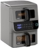Winning Star ST-9693 Double Air Fryer, 6.5/3.5 Liter, 2500 Watts, Digital - Gray product image 2
