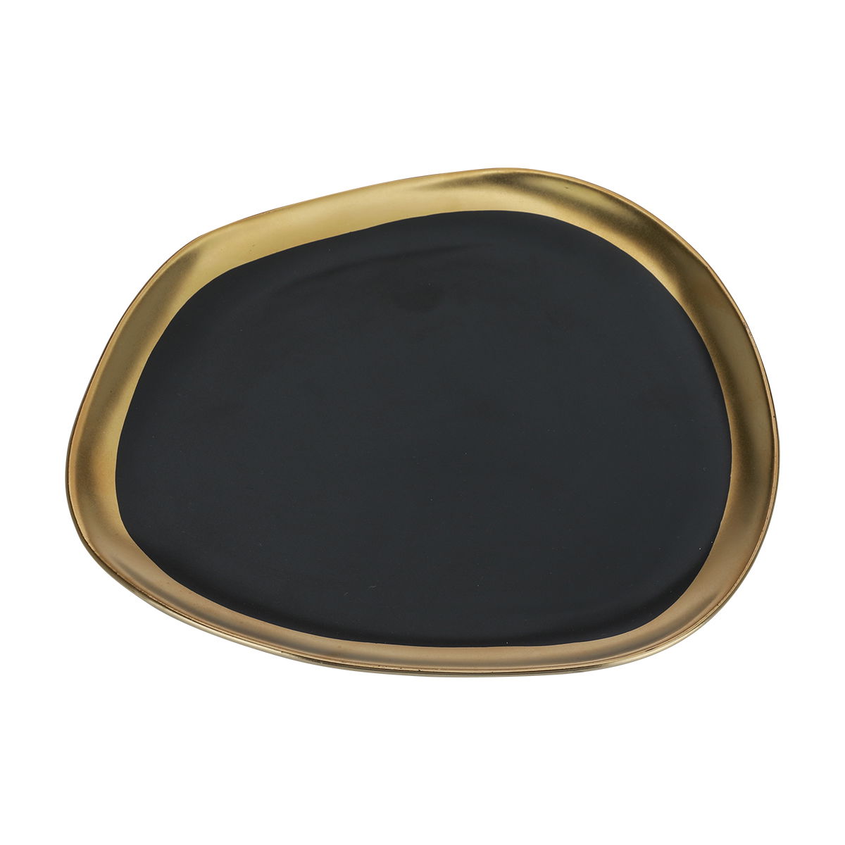 Al Saif Gallery porcelain dessert serving dish, 7 inches - black product image 2