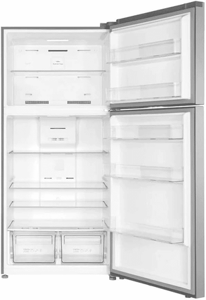TCL P787TMS No-Frost Refrigerator, 606 Liters, 21.5 Cubic Feet, Top Freezer, Digital Display, Inverter - Silver product image 2