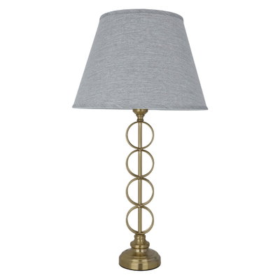 اباجورة استيل إديسون، 1 لمبة - رمادي ذهبي product image 1