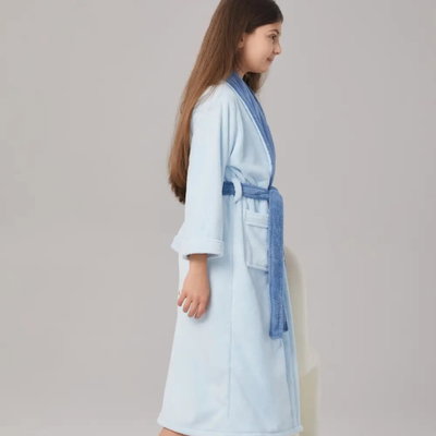 روب اطفال كورال فليس ريفي، 15-16 سنوات - سماوي product image 9