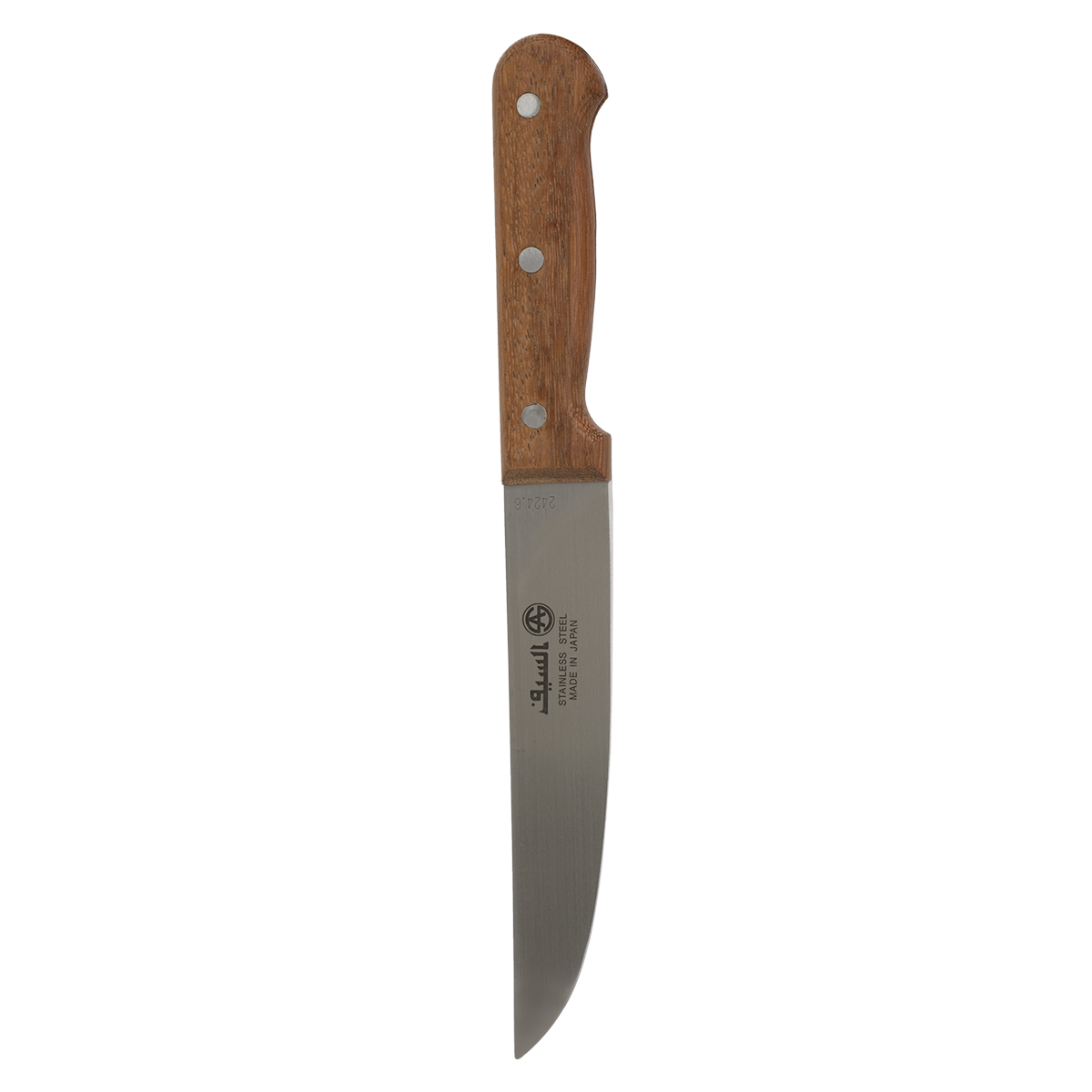 سكين استيل بيد خشب السيف، 6 انش، ياباني - بني product image 1