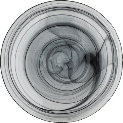 طقم تقديم سفرة زجاج زوجي هاند، 18 قطعة - رمادي شفاف product image 3