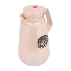 Rotpunkt thermos, 1 liter, thermal glass inner shell, plastic outer shell - light pink product image 2
