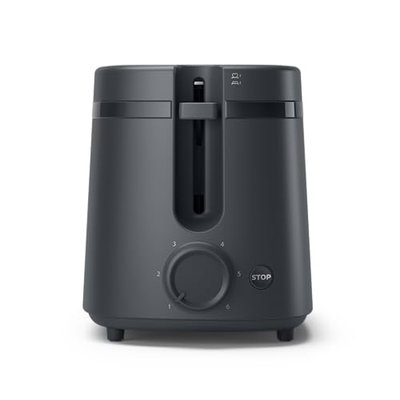 حماصة خبز فيليبس، 650 واط، شريحتين، 6 مستويات، HD2510/90 - اسود product image 3