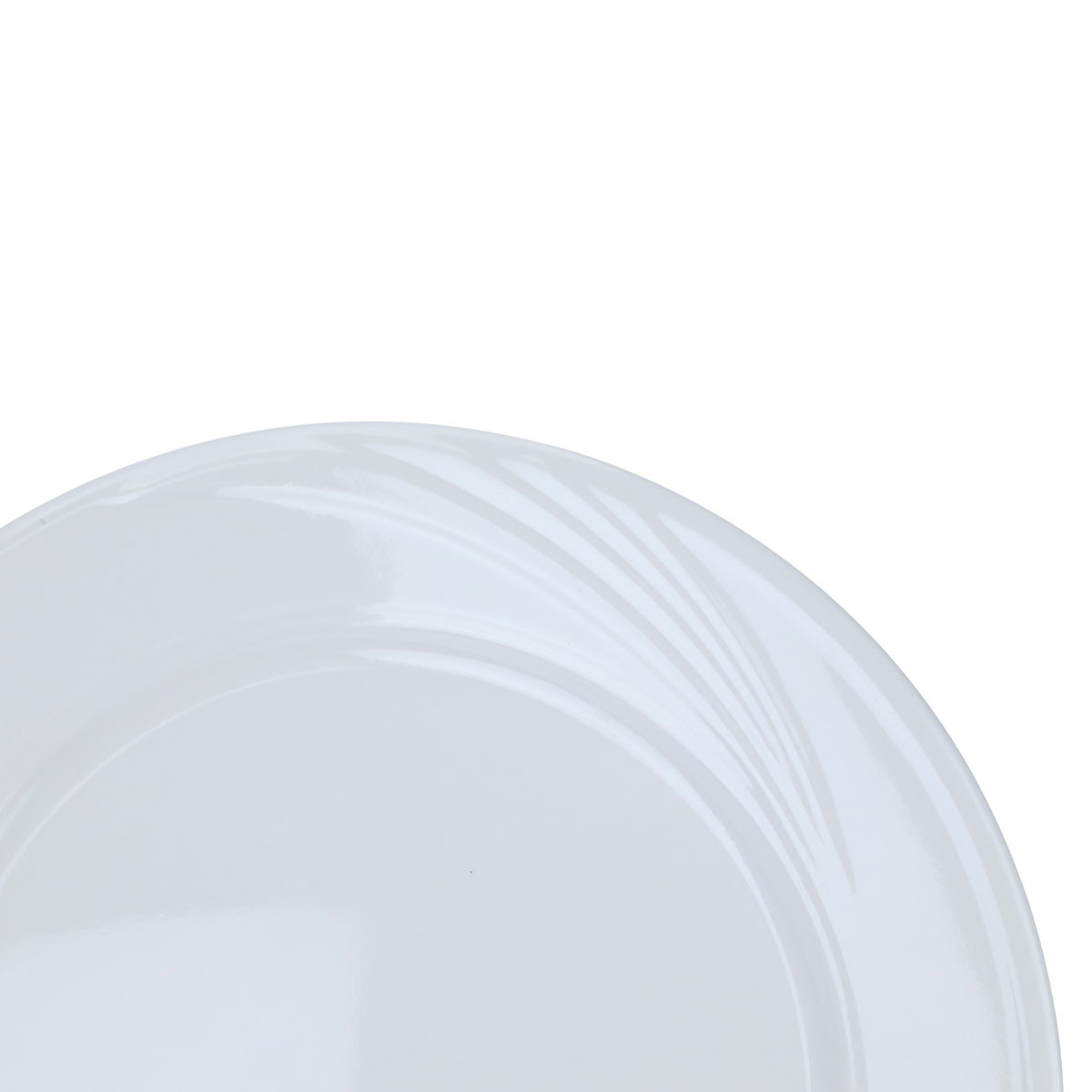 Al Saif Gallery Melamine Serving Plate, 7.5 inches, flat round - white product image 2