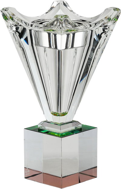 مبخرة زجاج السيف غاليري، قاعدة مربعة، 9.5x9.5x19.5 سم - شفاف product image 2