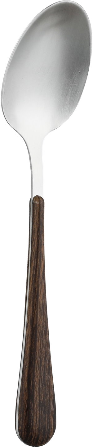 طقم ملاعق ستانلس استيل السيف غاليري، 6 قطع - فضي خشبي product image 2