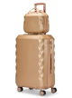طقم شنط سفر ABS ليمرا، 6 مقاسات، 4 عجلات، WM-226 - ذهبي product image 4