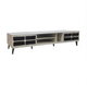 Modern TV unit made of MDF wood, 45×200×40 cm - Beige product image 2
