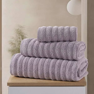 منشفة قطن، 1 قطعة،  170 × 90 سم - بنفسجي فاتح product image