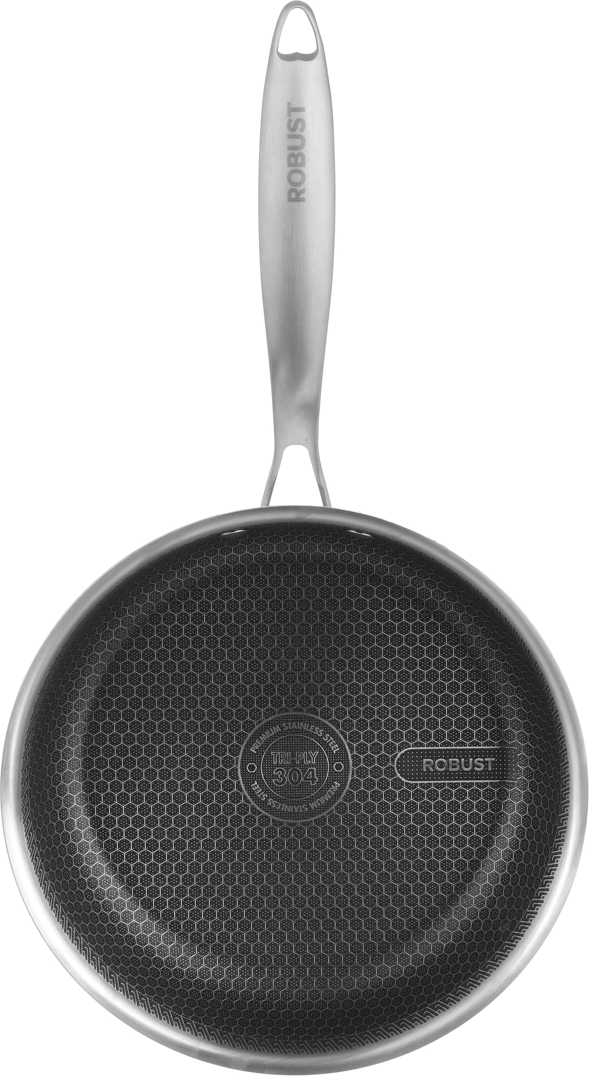 مقلاة استيل روبوست، 30 سم، 2.5 لتر - فضي product image 2