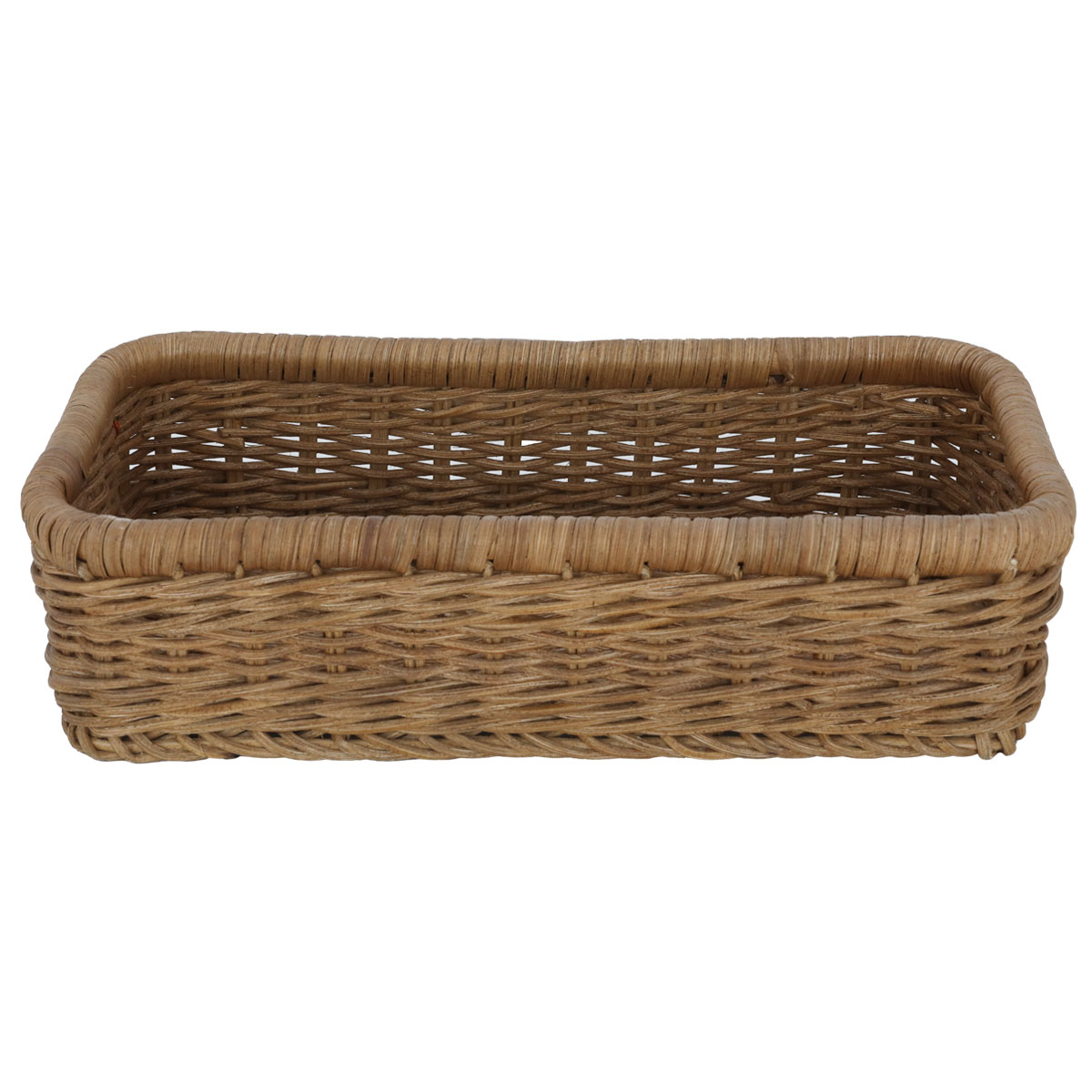 Al Saif Gallery Rectangular Wicker Serving Basket, 34 X 18 X 9 Cm - Beige product image 1