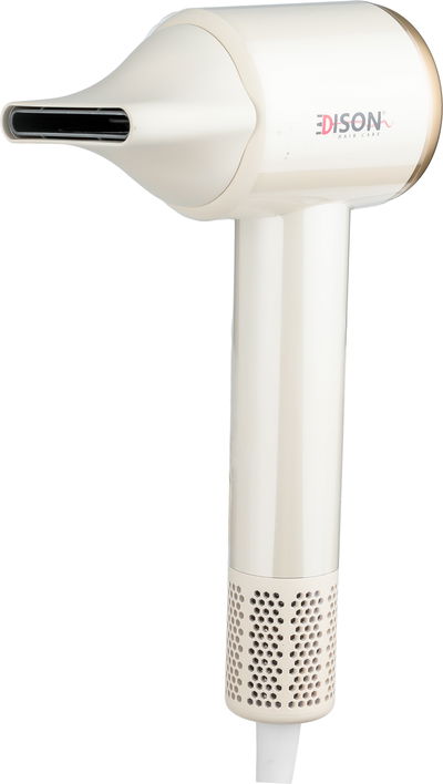 مجفف الشعر إديسون، 1600 واط، 31.1x14.7x8 سم، سرعتين، 3 مستويات للحرارة، مرفق حقيبة، KF-F11 - بيج ذهبي product image 4