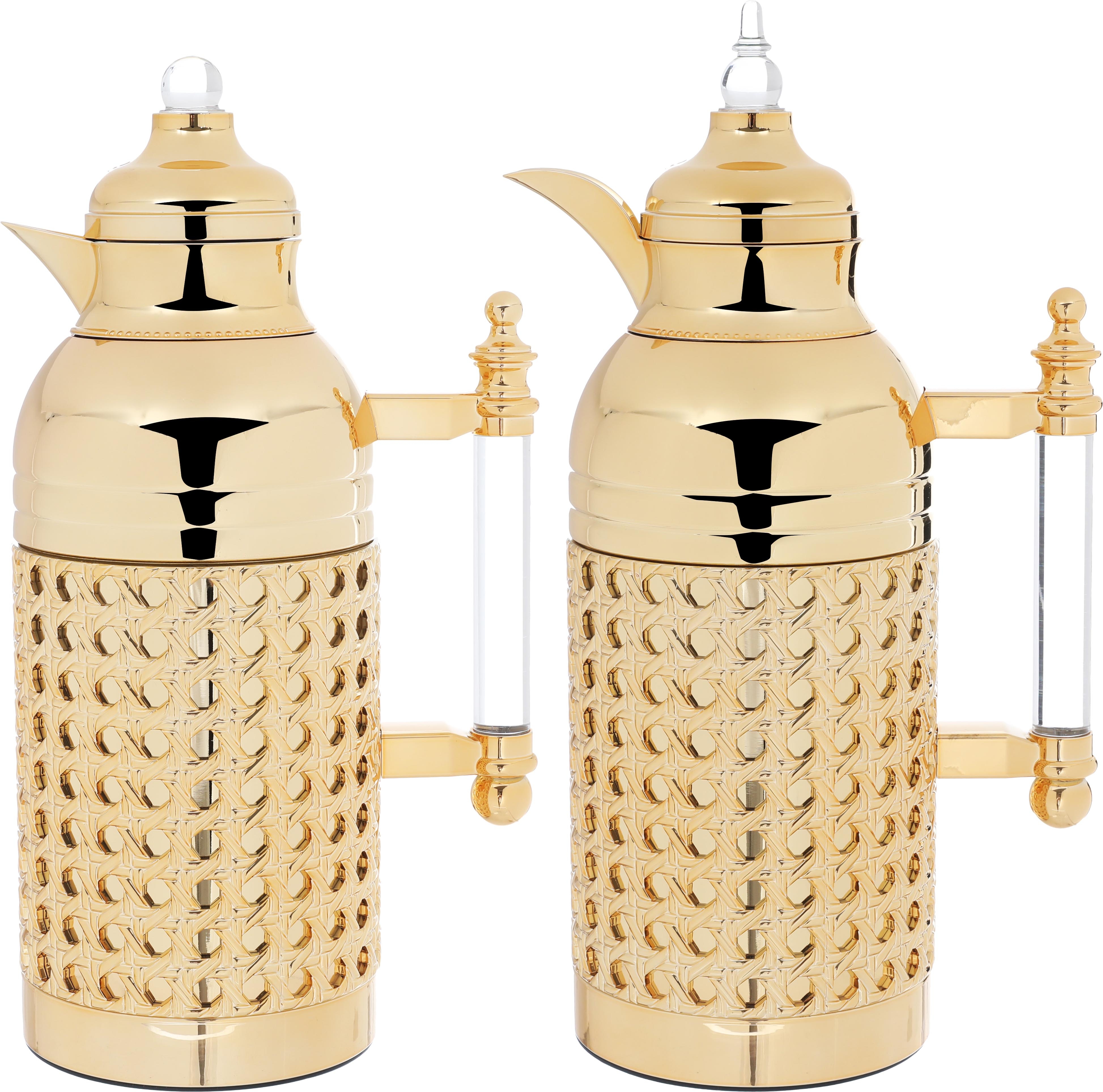 طقم ترامس سارة استيل السيف غاليري، 1 / 1لتر، 2 حبة - ذهبي product image 1
