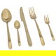 Ibiza Steel Al Saif Gallery Spoon Set, Plain, 30 Pieces - Gold product image 1